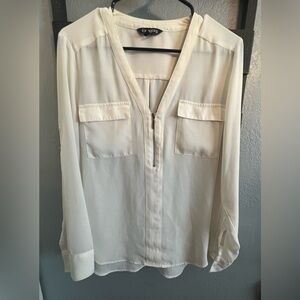 Express Women’s Zippered Front Blouse